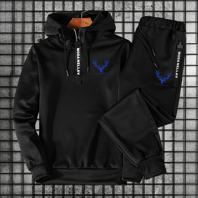 Joggers Pants - Conjunto Masculino/Hoodie/Calças 2026 Novo Conjunto de