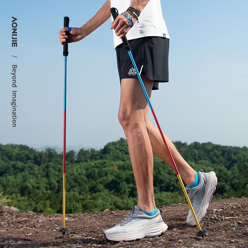 2 unidades AONIJIE Novo Bastão - Trekking Pole Carbon avaliação e preço