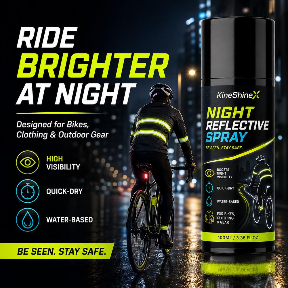 Spray Refletivo Noturno 100ml  - Running Visibility Gear avaliação e preço