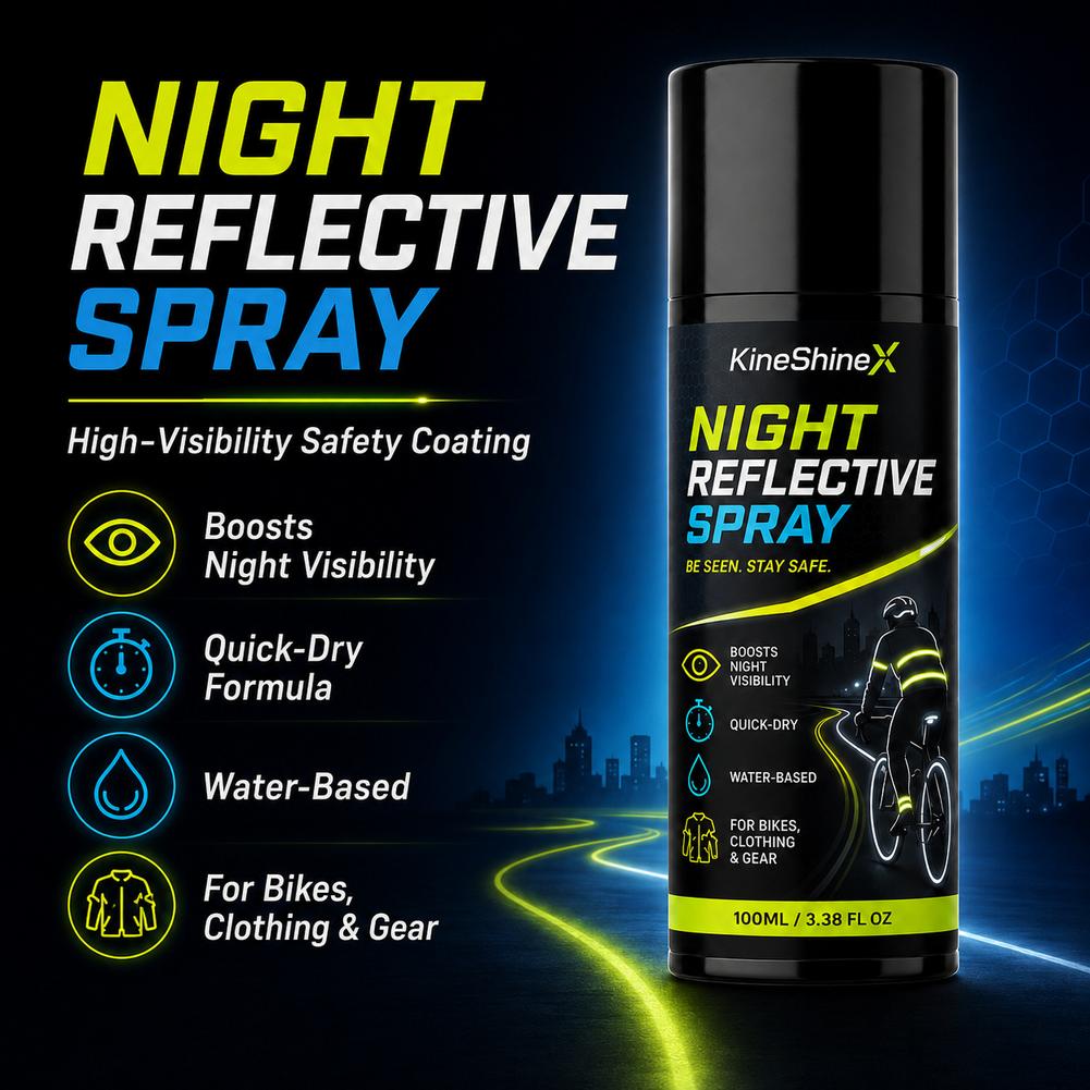 Spray Refletivo Noturno 100ml  - Running Visibility Gear avaliação e preço